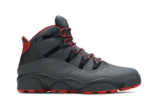 Jordan Winterized 6 Rings 'Anthracite Gym Red' ᡼