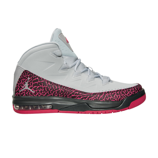 Jordan Air Deluxe GG 'Wolf Grey Vivid Pink' ᡼