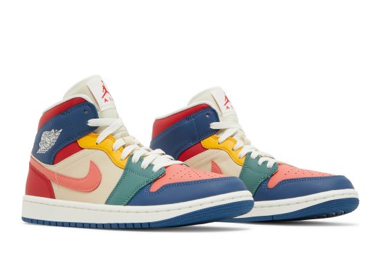 Wmns Air Jordan 1 Mid SE 'Multi-Color' - NBAグッズ バスケショップ