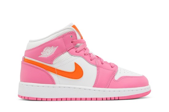 Air jordan 1 mid gs clearance orange