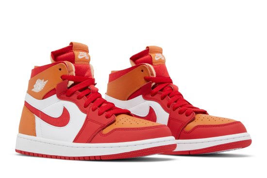 Wmns Air Jordan 1 Zoom Air Comfort 'Fire Red Hot Curry' - NBAグッズ  バスケショップ通販専門店 ロッカーズ