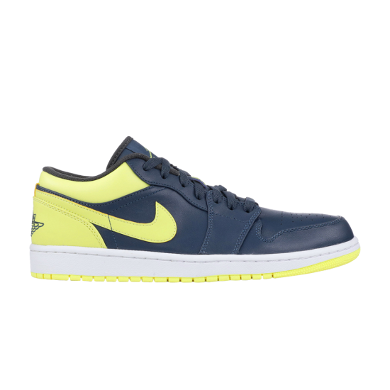 Air Jordan 1 Low 'Squadron Blue Electric Yellow' ᡼