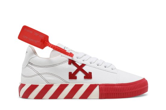Off-White Wmns Vulc Sneaker 'White Red' ᡼