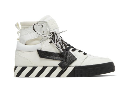 Off-White Vulc Sneaker High 'White Black' ᡼
