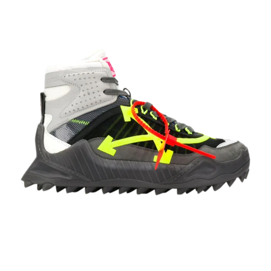 Off-White ODSY-1000 High 'Grey Fluorescent Yellow' ᡼