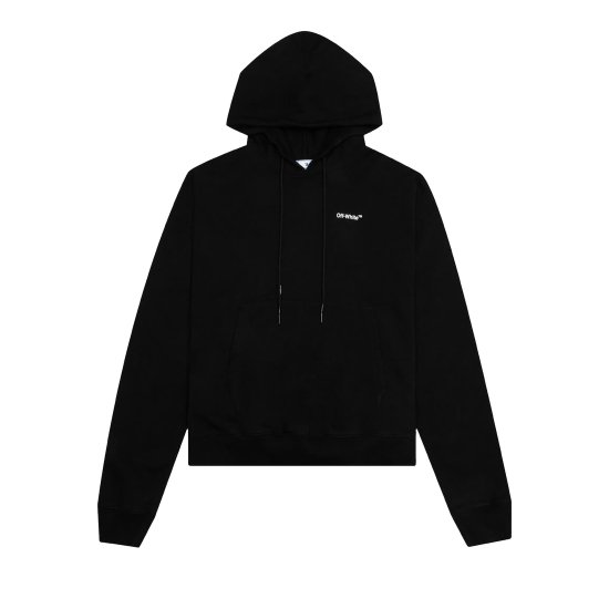 Off-White Caravag Arrow Over Hoodie 'Black/White' ᡼