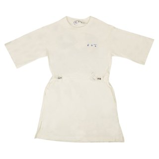 Off-White Flower Arrow T-Shirt Dress 'White' ͥ