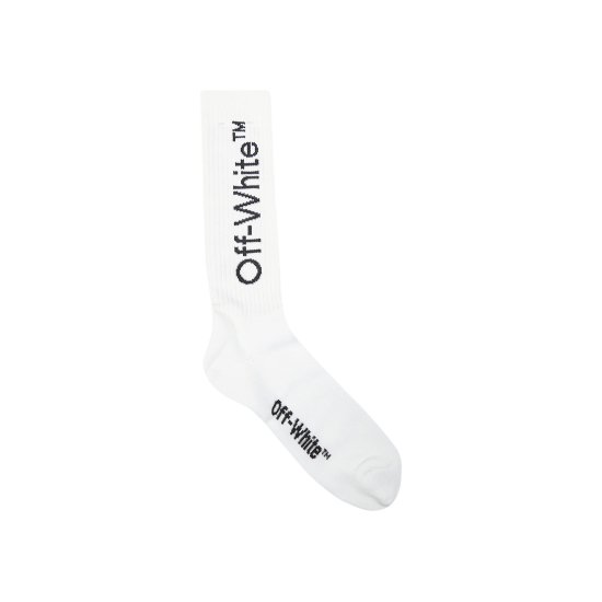 Off-White Arrow Mid Length Socks 'White/Black' ᡼