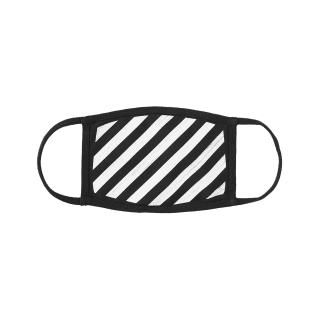 Off-White Diagonal Face Mask 'Black/White'