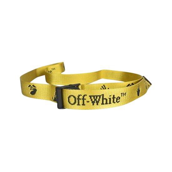 Off-White New Logo Industrial Belt 'Yellow' ᡼