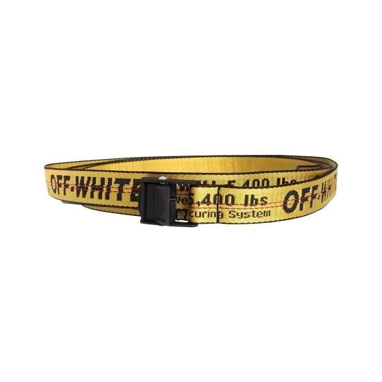 Off-White Mini Industrial Belt 'Yellow/Black' - NBAグッズ Off-White Mini Industrial Belt 'Yellow/Black' - NBAグッズ