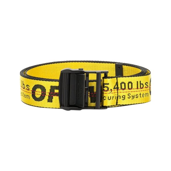 Off-White Classic Industrial Belt Short 'Yellow/Black' ᡼