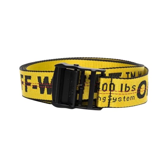 Off-White Classic Industrial Belt 'Yellow/Black' ᡼