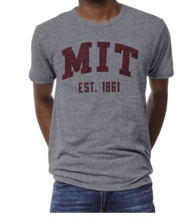 MIT Engineers League Collegiate Wear 1274 Victory Falls T-Shirt - Heather Gray ͥ