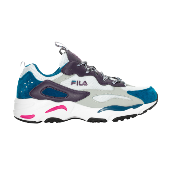 Wmns Ray Tracer 'White Ink Blue Purple' ᡼
