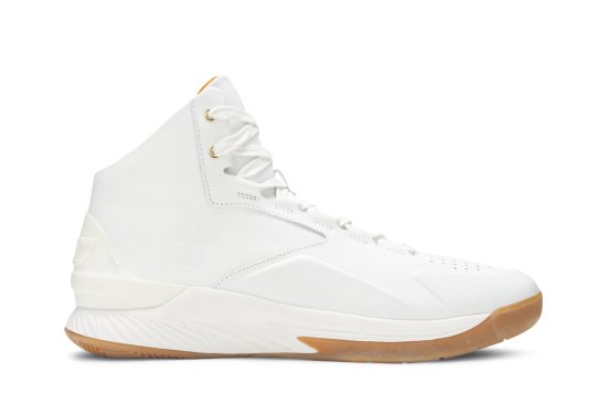 Curry 1 Lux Mid Leather 'White Gum' ᡼