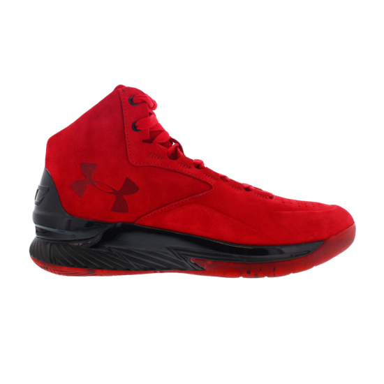 Curry Lux Mid Suede 'Red' ᡼