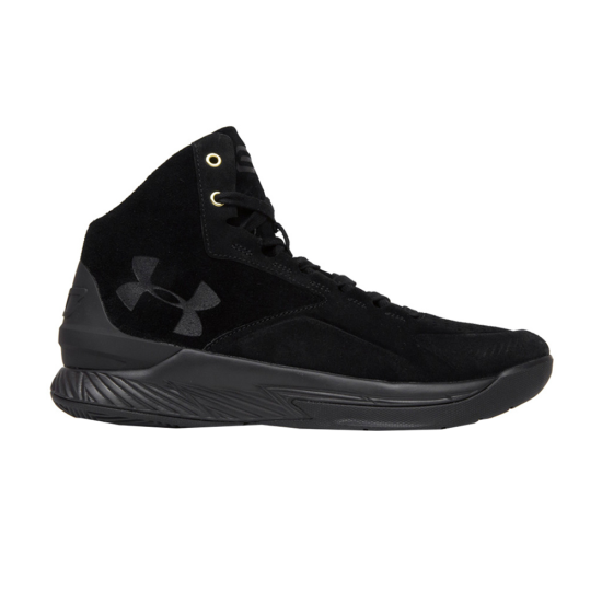 Curry 1 Lux Mid 'Black Suede' ᡼