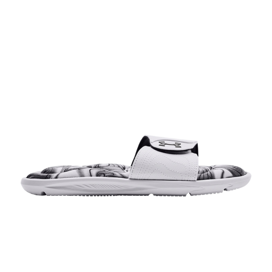 Wmns Ignite 6 Graphic Footbed Slide 'White Jet Grey' ᡼