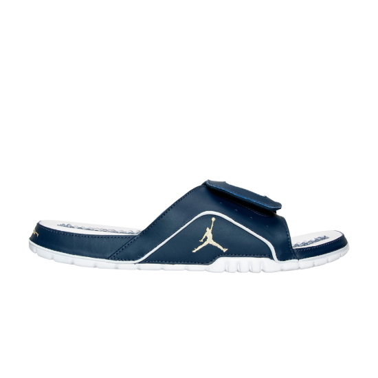 Jordan Hydro 4 Retro Slide 'Midnight Navy' ᡼