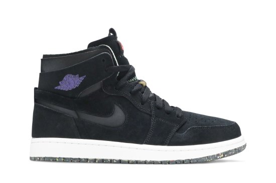 Air Jordan 1 High Zoom Comfort 'Court Black' ᡼