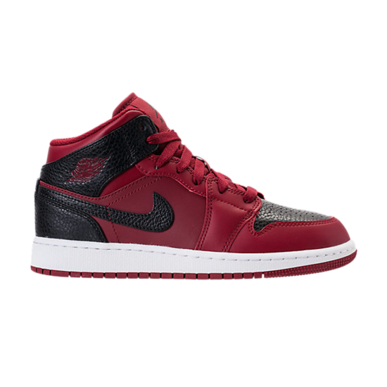 Air Jordan 1 Retro Mid GS 'Team Red Black' ᡼