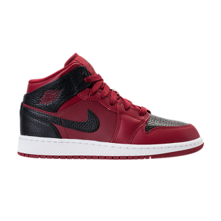 Air Jordan 1 Retro Mid GS 'Team Red Black' ͥ