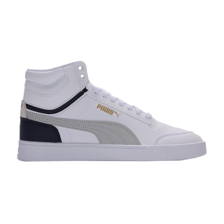 Shuffle Mid 'White Grey Peacoat'