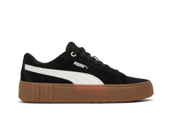 Wmns Smash Platform v2 Suede 'Black Gum' ᡼