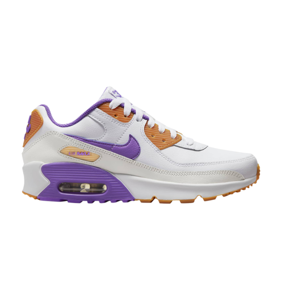 Air Max 90 Leather GS 'White Action Grape' ᡼