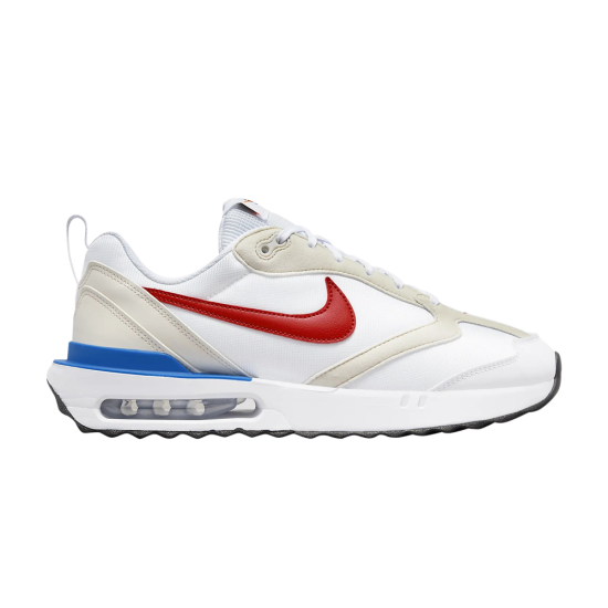 Nike air max white blue red on sale