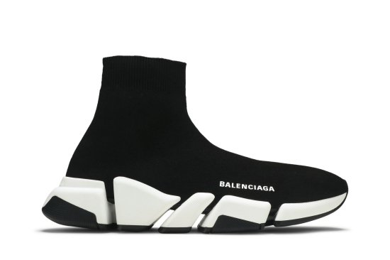 Balenciaga Speed 2 Trainer Knit 'Black White' ᡼