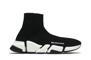 Balenciaga Speed 2 Trainer Knit 'Black White' ͥ