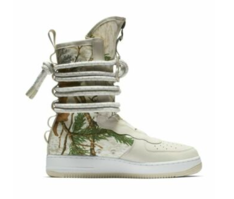 SF Air Force 1 High Real Tree Camo Light Bone ᡼