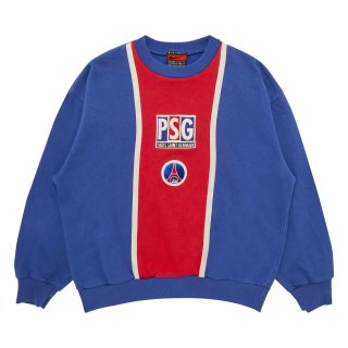 Vintage Nike Paris Saint-Germain Big Logo Crewneck 'Blue/Red' ͥ