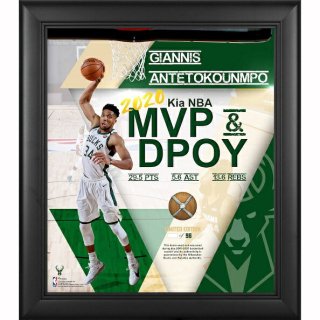˥ǥȥ ߥ륦Хå եʥƥ ƥåե졼d 38.1cm x 43.2cm 2020 NBA MVP & DPOY 顼 with -U ͥ