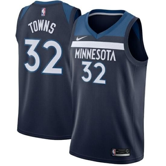 カールアンソニータウンズ ミネソタティンバーウルブズ Nike スウィングマン ジャージー ネイビー - アイコン エディション - NBAグッズ  バスケショップ通販専門店 ロッカーズ
