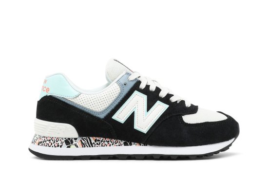 Wmns 574 'Black White Mint' ᡼