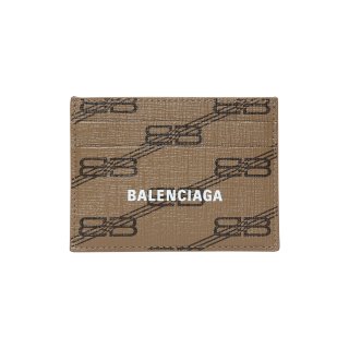 Balenciaga BB Monogram Card Case 'Beige/Brown' ͥ