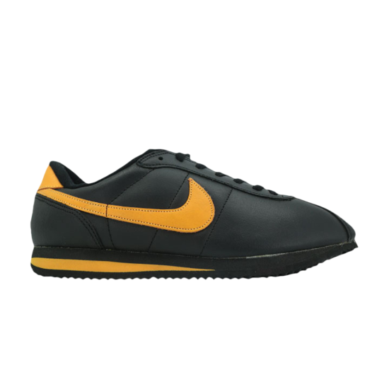 Leather Cortez Low 'Black Orange' ᡼