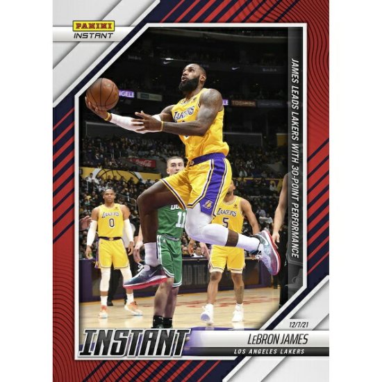 レブロンジェームズ ロサンゼルス・レイカーズ ファナティクス エクスクルーシブ Parallel パニーニ インスタント ジェームズ Leads  Lakers with 30-Po - NBAグッズ バスケショップ通販専門店 ロッカーズ