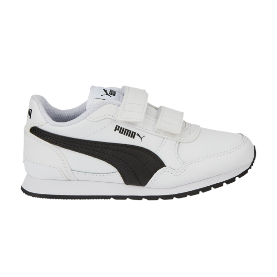 ST Runner v3 Leather Little Kid 'White Black' ᡼