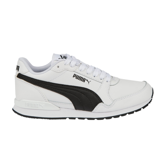 ST Runner v3 Leather Big Kid 'White Black' ᡼