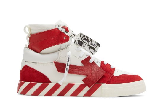 Off-White Vulc Sneaker High 'White Red' ᡼