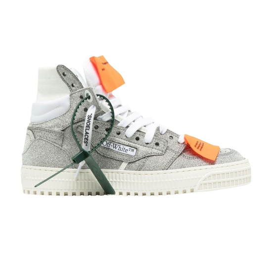 Off-White Wmns Off-Court 3.0 High 'Silver Glitter' ᡼
