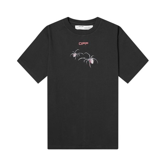 Off-White Arachno Arrow Short-Sleeve T-Shirt 'Black/Bordeau' ᡼