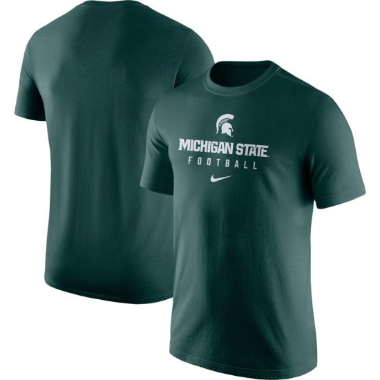 Michigan State Spartans Nike Team Issue Performance T-Shirt - Green ᡼