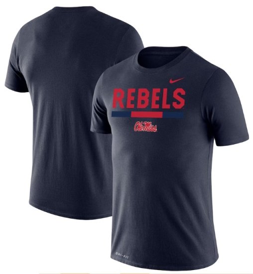 Ole Miss Rebels Nike Team DNA Legend Performance T-Shirt - Navy
 ᡼