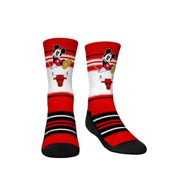 Mickey マウス シカゴブルズ Rock Em ソックス Yアウトh スリー-パック Disney クルー ソックス セット - レッド -  NBAグッズ バスケショップ通販専門店 ロッカーズ