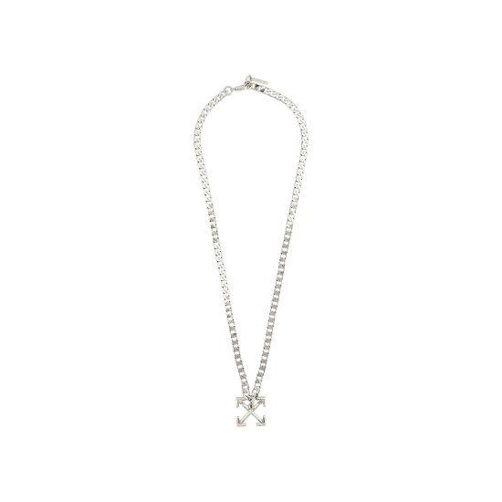 Off-White Arrow Necklace 'Silver' ᡼